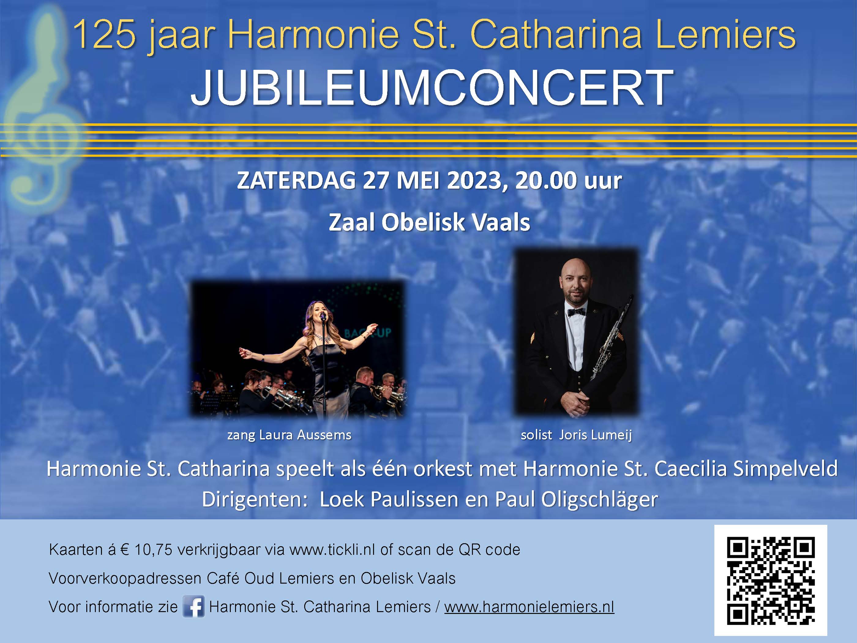 Poster Jubileumconcert Lemiers